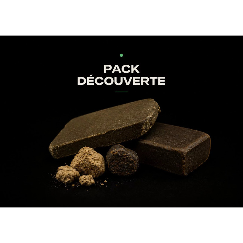 Coffret découverte de résines CBD.