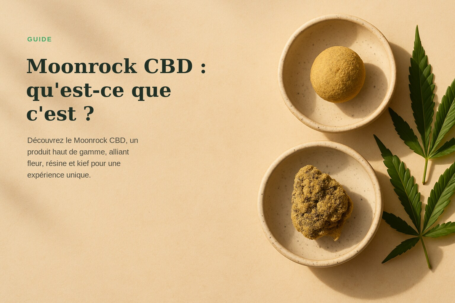 Moonrock CBD : qu'est-ce que c'est ? · Maison Résine