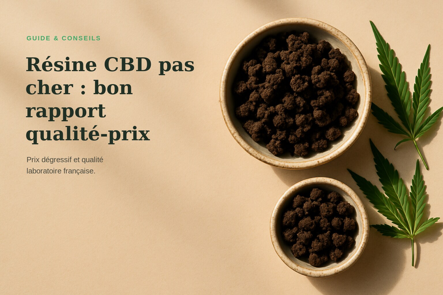 Résine CBD pas cher : le bon rapport qualité-prix · Maison Résine